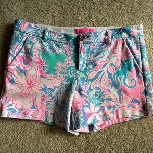 Lilly Pulitzer Shorts Callahan Knit Size8